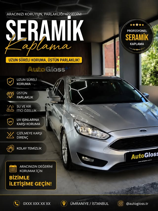 Seramik kaplama uygulaması — Ford Focus